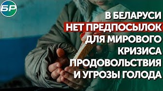 В Беларуси нет предпосылок для мирового кризиса продовольствия и угрозы голода