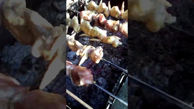 Шампуры-Самокруты   ИСПЫТАНИЕ ( самодельные  шестерни из дерева )\(homemade gear made of wood)