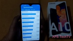 SAMSUNG A10 -  benchmark tests & score ( hindi)