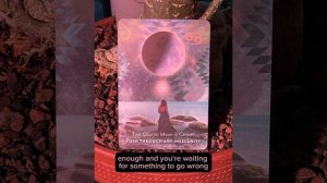 Your oracle card of the day - First Quarter Moon in Cancer