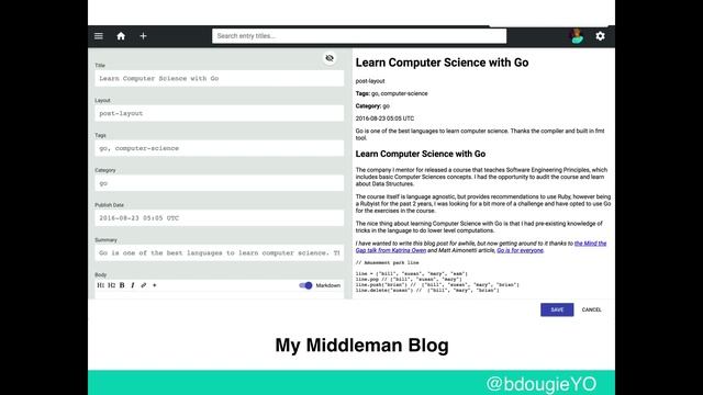 An Open Source CMS in React смотреть онлайн