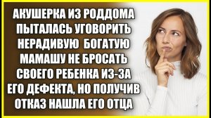 Акушерка из роддома пыталась уговорить нерадивую богатую мамашу не отказываться от своего ребенка