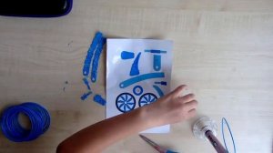 Рисуем велосипед 3 д ручкой