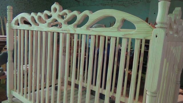 Сборка детской кроватки . Столярные работы смотреть онлайн