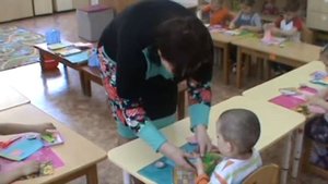 занятие по аппликации