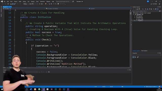 13: Going Over Our First C# Project | C# Calculator | C# Tutorial For Beginners | C Sharp Tutorial