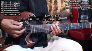 BLACK MAGIC WOMAN Santana Guitar Chords Lesson Tutorial TABS @EricBlackmonGuitar