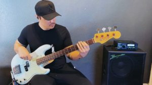 Artist Jacob Smith, his Precision bass and a gritty, raw tone that works well in most any mix.