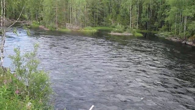 Карелия река Янисйоки - Гэс смотреть онлайн