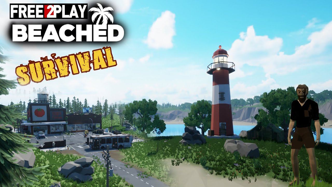 BEACHED ✅Бесплатная PvP/PvE Выживалка✅Gameplay 2024✅PC Steam Free to Play Survival game 2021