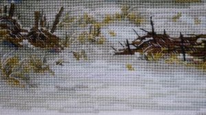 Шедевр в вышивке крестиком Авторская схема Екатерины Волковой Зимний вечер