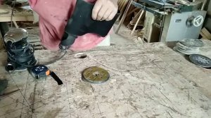 Ремонт подошвы  эксцентриковой шлифмашинки.