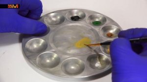 Роспись миниатюры 1/35 темперой - 4 часть (Пиксельный камуфляж ЕМР)