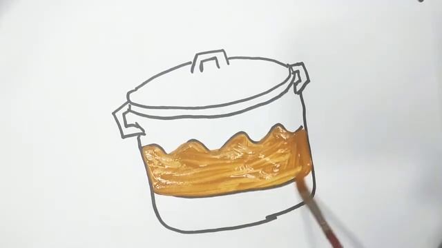 Drawing utensils for children / Bolalar uchun qozon rasm chizish / Рисования Казань для детей смотреть онлайн