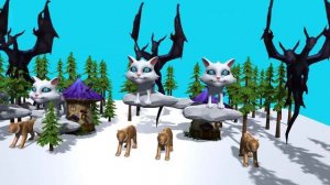 Nhạc thiếu nhi sôi động với Rồng con - rửa mặt nhu mèo, chú cún con