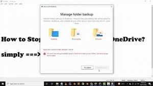 How to Stop Syncing a folder in OneDrive? | How to Stop Backup from Onedrive - (2022 - 2023)