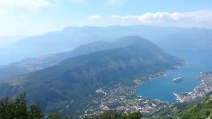 View of Bay of Kotor from Lovcen mountain