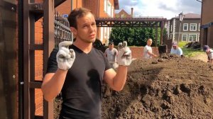 Замена старого газона на идеальный!