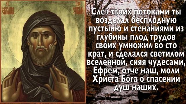 ВСЕГО 30 СЕКУНД! ПРОСИТЕ ЗДОРОВЬЯ, ИСЦЕЛЕНИЯ СЕЙЧАС! 10 февраля - Память преподобного Ефрема Сирина смотреть онлайн