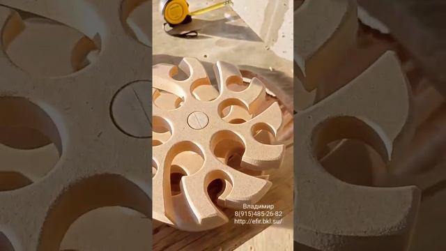 4х плашковый ББ А.Тюрина d180mm/ из MDF Castamonu. Шурует будь здоров !