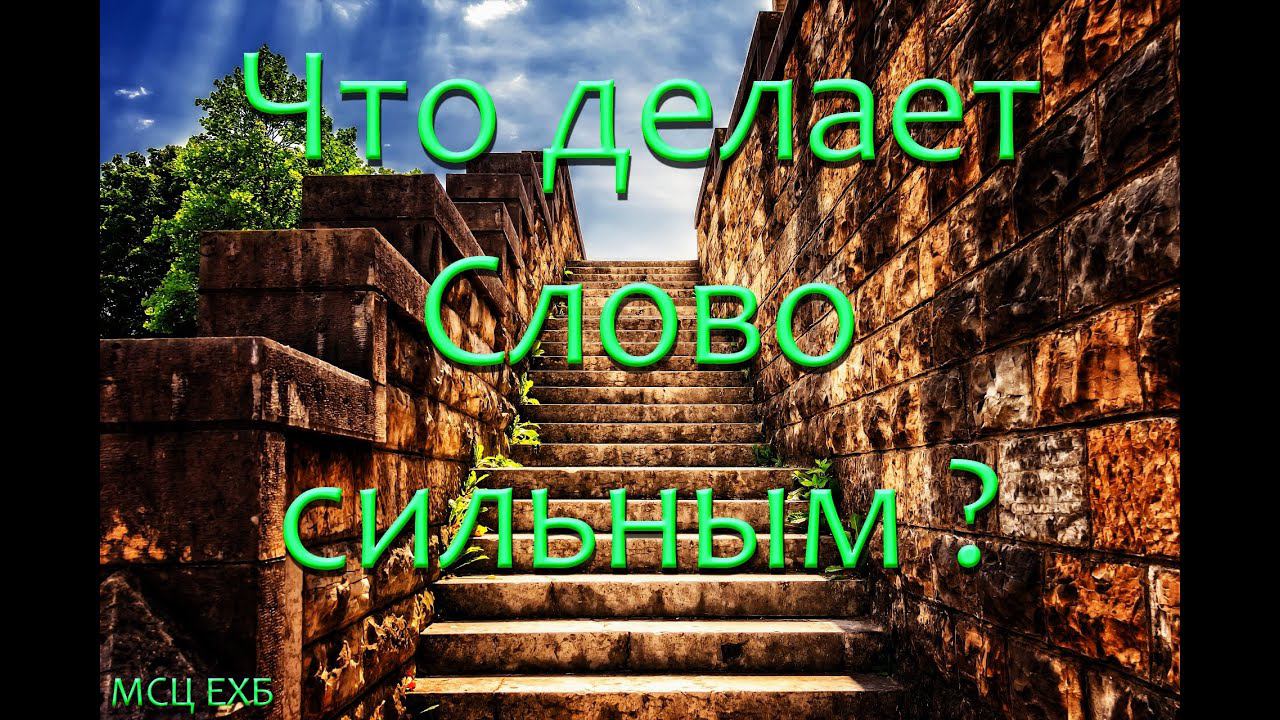 Что делает Слово сильным ? Свиридченко Ю.В.
