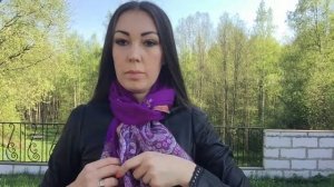 Как носить шаль с кожаной курточкой I несколько простых способов