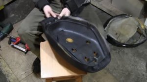 СВОИМИ РУКАМИ: Перетяжка сиденья, скутер Honda Dio 27,28