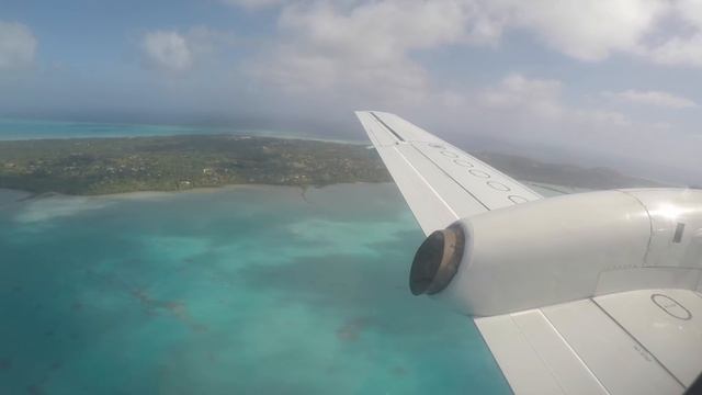 Air Rarotonga Flight (HD) - Rarotonga (RAR) - Aitutaki (AIT) Cook Islands GZ614 Saab 340