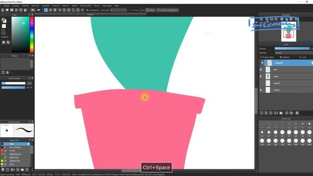 Cara Menggambar Kaktus di Medibang Paint смотреть онлайн