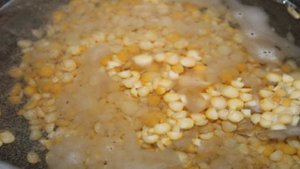 Суп - пюре с гороха с домашней колбаской