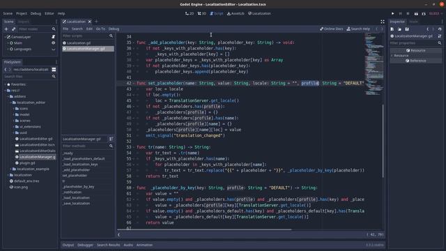 RU Godot Localization Editor placeholders extended смотреть онлайн