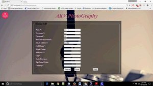 Booking photography Project in Java Mysql