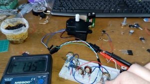 Самодельный сервопривод из моторредуктора печки ВАЗ 2110