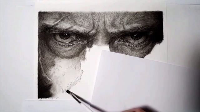 SPEED DRAWING - Hugh Jackman as Logan (Wolverine, X-Men) смотреть онлайн