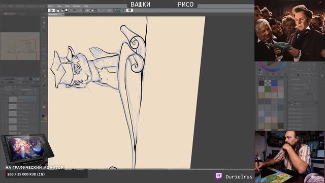 Рисуем в CLIP STUDIO PAINT - МЫшизМЫ смотреть онлайн