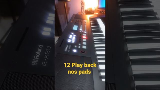 Play Back nos pads Roland Ex50