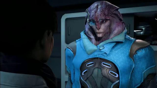 Mass Effect Andromeda: Short flirty talk with Jaal after loyalty mission смотреть онлайн