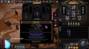 Path of Exile 3.18: Crafting 300ex Global Defences Grasping Mail in Sentinel League - 1046