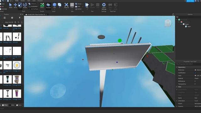 как сделать энергетическое ядро в роблокс студио смотреть онлайн