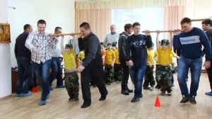 эстафета с папами на 23 февраля