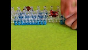 Как сплести Бутылочку Кока-кола Coca-cola для кукол из резинок Rainbow loom band