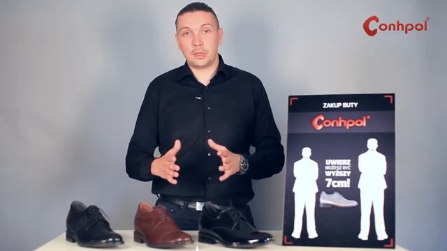 Видео-консультация по линейке обуви Conhpol +7см смотреть онлайн