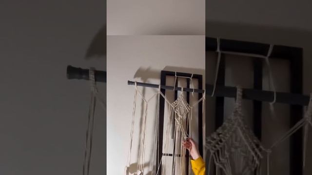 Штора-макраме для спальни смотреть онлайн