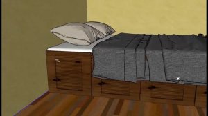 Кровать 140 на 200 своими руками из дерева с отделкой в любом стиле. Чертежи, проект, руководство.