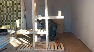 Делаю этажерку из дерева своими руками. Жизнь в деревне!