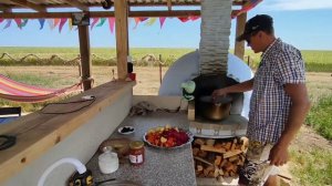 Борщ в помпейской печи