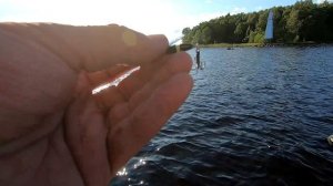 Хариус и язь, рыбалка удалась)) Спиннинг на озере. Карелия, Онего.