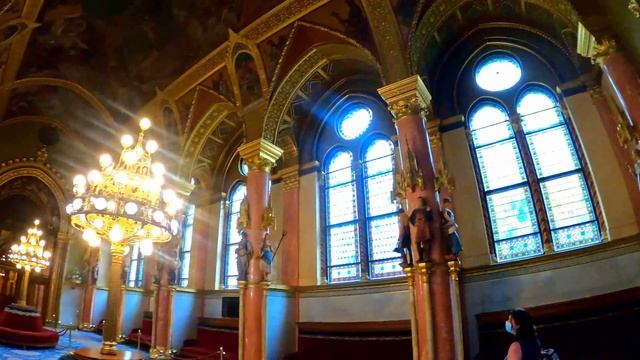 Будапешт. Венгрия. Парламент изнутри смотреть онлайн