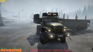 SnowRunner - Обзор мода УРАЛ 43202 "Егерь" - Мичиган - Блэк-Ривер - #276