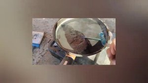Варка цепи в графитовой смазке